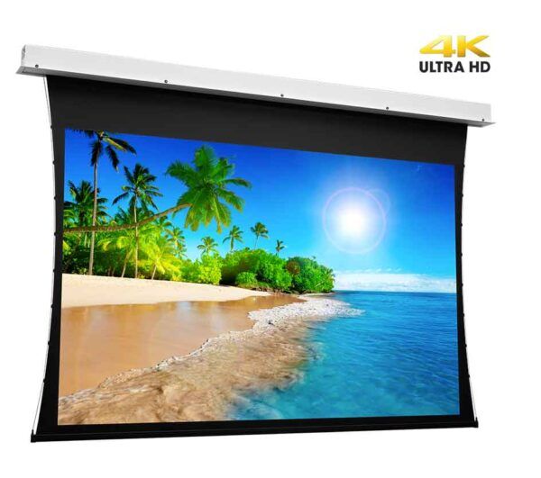 Projecta Tensioned Descender Electrol 128 X 220 Cm (16:9) Complete Screen With Uhd 4K Fabric 0.9 Gain And Rf Remote Control (Projecta 10103751)