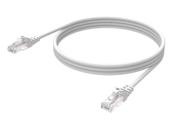 Vision - 0.5M White Cat6 Utp Cable (Tc 0.5Mcat6)