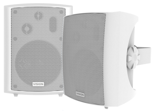 Vision - 5.25Inch Pair White Wall Speakers (Sp-1800)