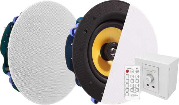 Vision - Techconnect Amp And Ceiling Speakers (Tc3-Amp+Cs-1900)